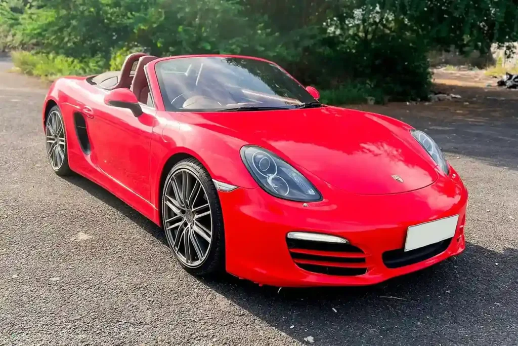Porsche Boxster convertible in Bali